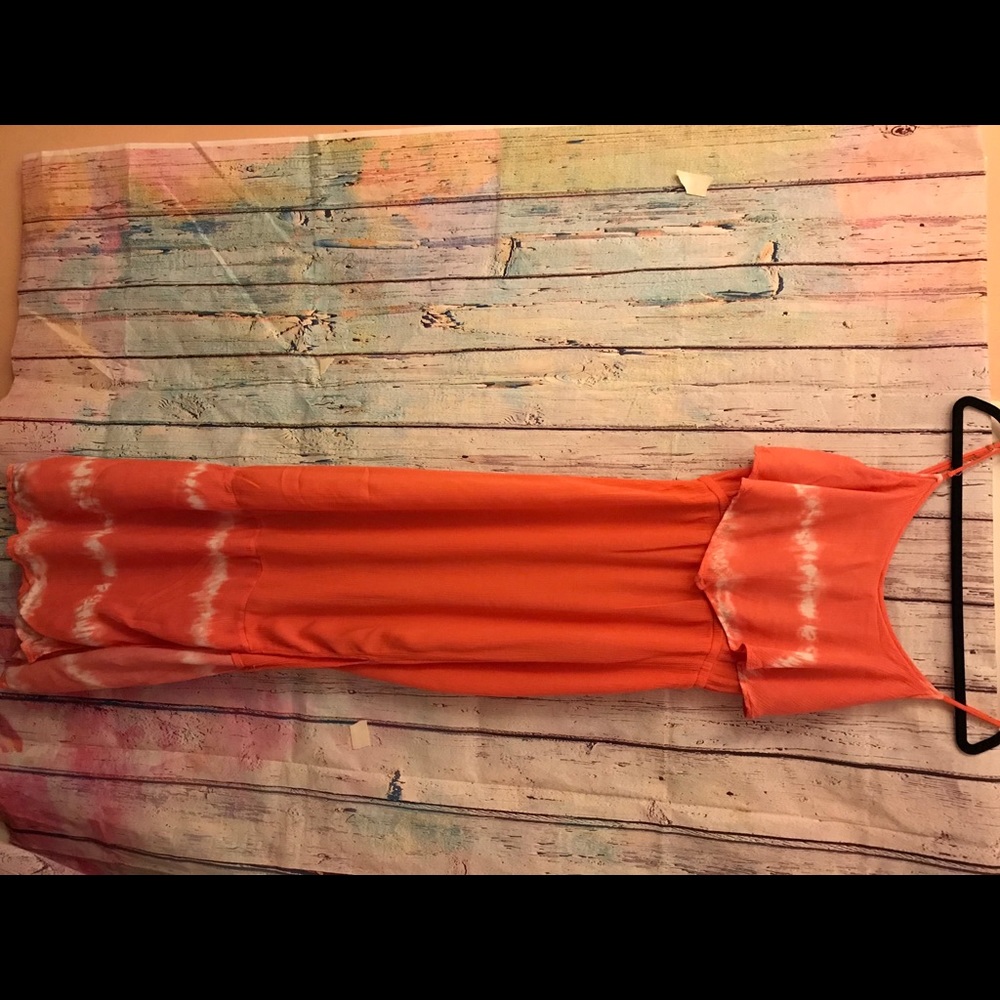 Pink maxi dress